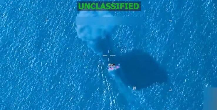 مشرقی بحرالکاہل میں 3 مشتبہ منشیات بردارکشتیوں پر امریکی حملہ، 8 افراد ہلاک